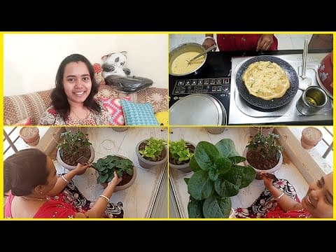 Indian house wife ki simple si life🤗 || Left over sabji recipe 😋 || Dil Ki Baat By Riya ||